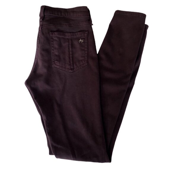 Rag & Bone Legging Jeans in Mulberry 25 - Picture 5 of 6